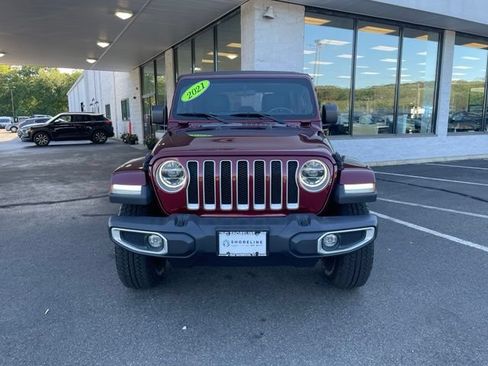 Used 2021 Jeep Wrangler Unlimited Sahara w/ LED Lighting Group AWD/4WD image 2