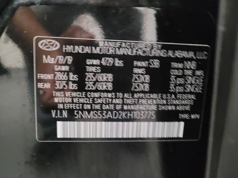 Used 2019 Hyundai Santa Fe Limited FWD image 33