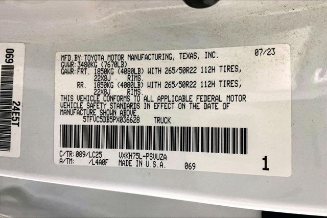 Used 2023 Toyota Tundra Capstone AWD/4WD image 44
