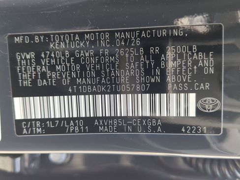 New 2026 Toyota Camry XLE AWD/4WD image 23
