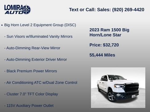 Used 2023 RAM 1500 Big Horn AWD/4WD image 14