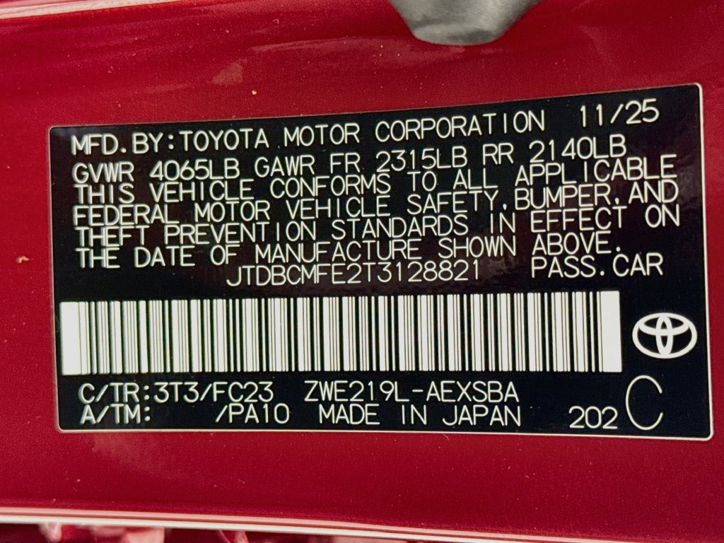 Used 2026 Toyota Corolla SE w/ Carpet Mat Package (TMS) FWD image 33