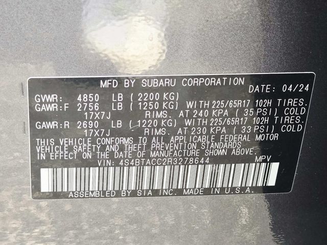 Used 2024 Subaru Outback Premium AWD/4WD image 30