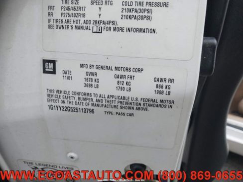 Used 2002 Chevrolet Corvette Coupe w/ Preferred Equipment Group2 image 10