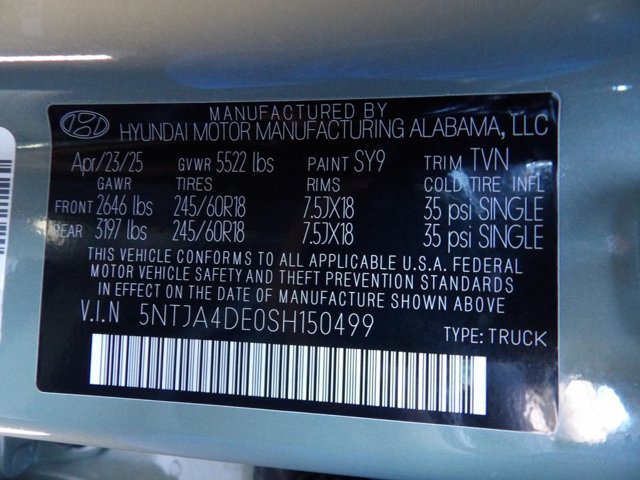 Certified 2025 Hyundai Santa Cruz SE FWD image 28
