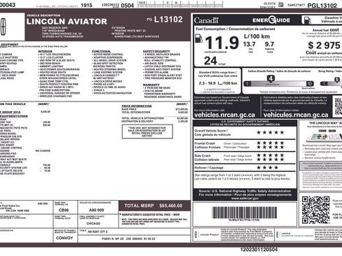 Used 2023 Lincoln Aviator Reserve w/ Equipment Group 201A AWD/4WD image 29