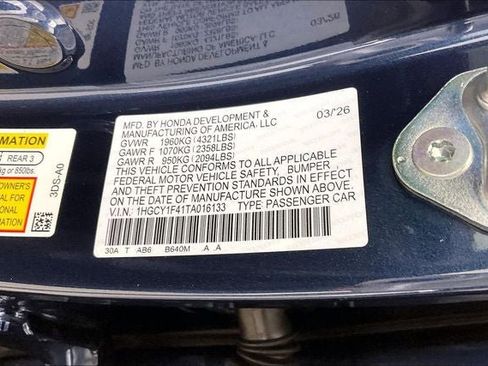 Used 2026 Honda Accord SE image 20