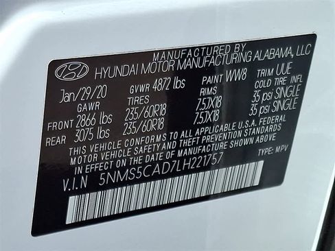 Used 2020 Hyundai Santa Fe Limited image 29