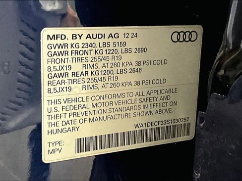 Certified 2025 Audi Q3 2.0T Premium w/ Convenience Package image 34