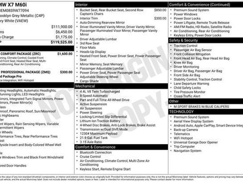 Used 2025 BMW X7 M60i w/ Climate Comfort Package image 32