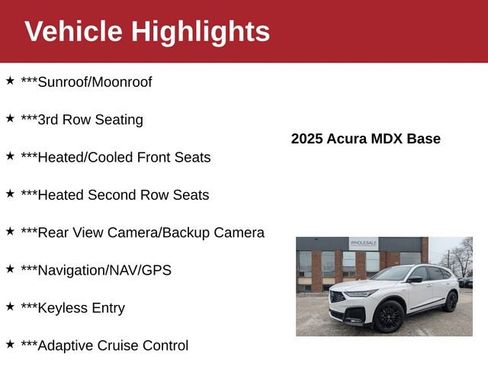 Used 2025 Acura MDX A-Spec AWD/4WD image 3