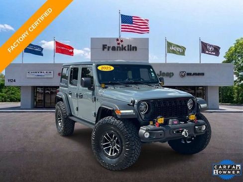 Certified 2025 Jeep Wrangler Unlimited Sport AWD/4WD image 1