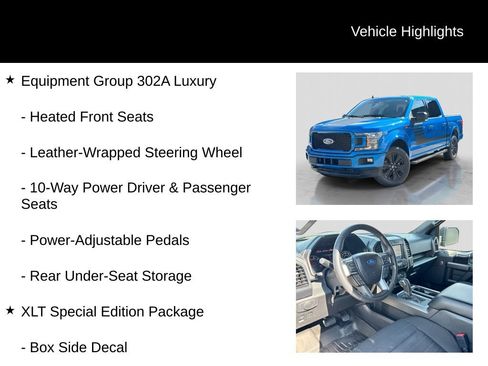 Used 2020 Ford F150 XLT w/ Equipment Group 302A Luxury AWD/4WD image 11
