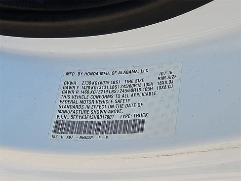 Used 2017 Honda Ridgeline RTS image 22