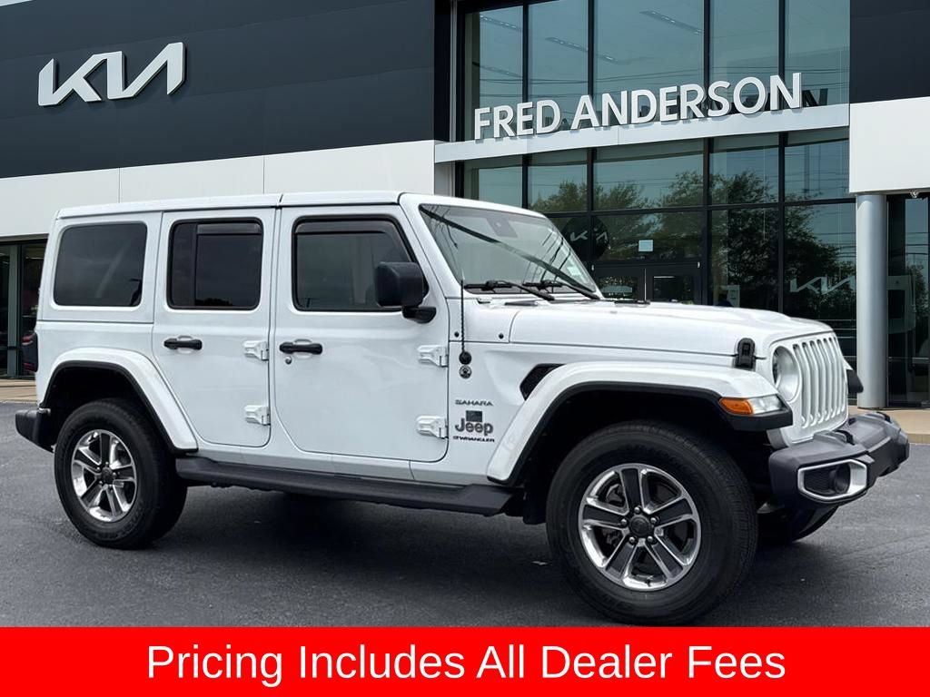 Used 2023 Jeep Wrangler Unlimited Sahara w/ Safety Group AWD/4WD image 1