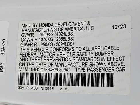 Used 2024 Honda Accord EX image 34