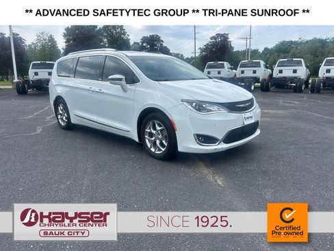 Certified 2018 Chrysler Pacifica Limited w/ Advanced Safetytec Group FWD image 1