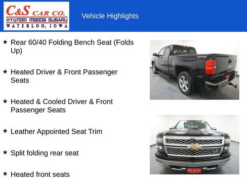 Used 2015 Chevrolet Silverado 1500 LTZ w/ LTZ Plus Package image 19