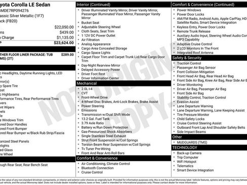 Used 2024 Toyota Corolla LE FWD image 23