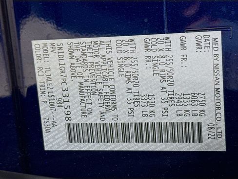 Used 2023 INFINITI QX60 Sensory w/ Cargo Package FWD image 41