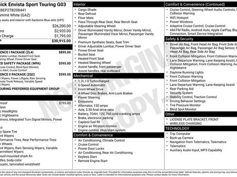 New 2026 Buick Envista Sport Touring w/ Convenience I Package FWD image 5