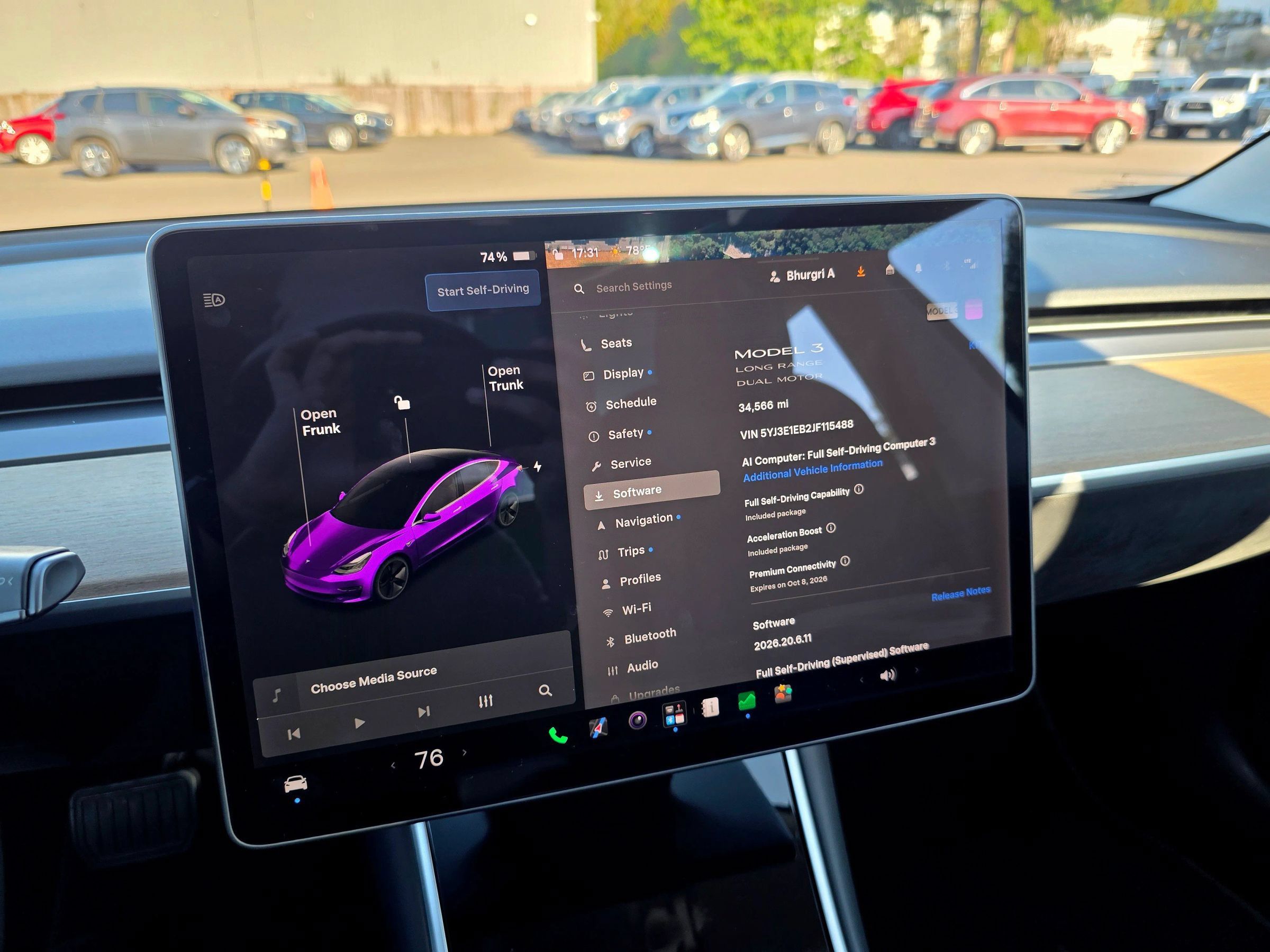Used 2018 Tesla Model 3 Long Range AWD/4WD image 2