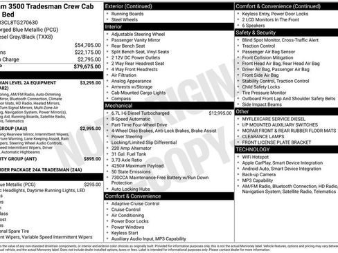 New 2026 RAM 3500 Tradesman AWD/4WD image 3