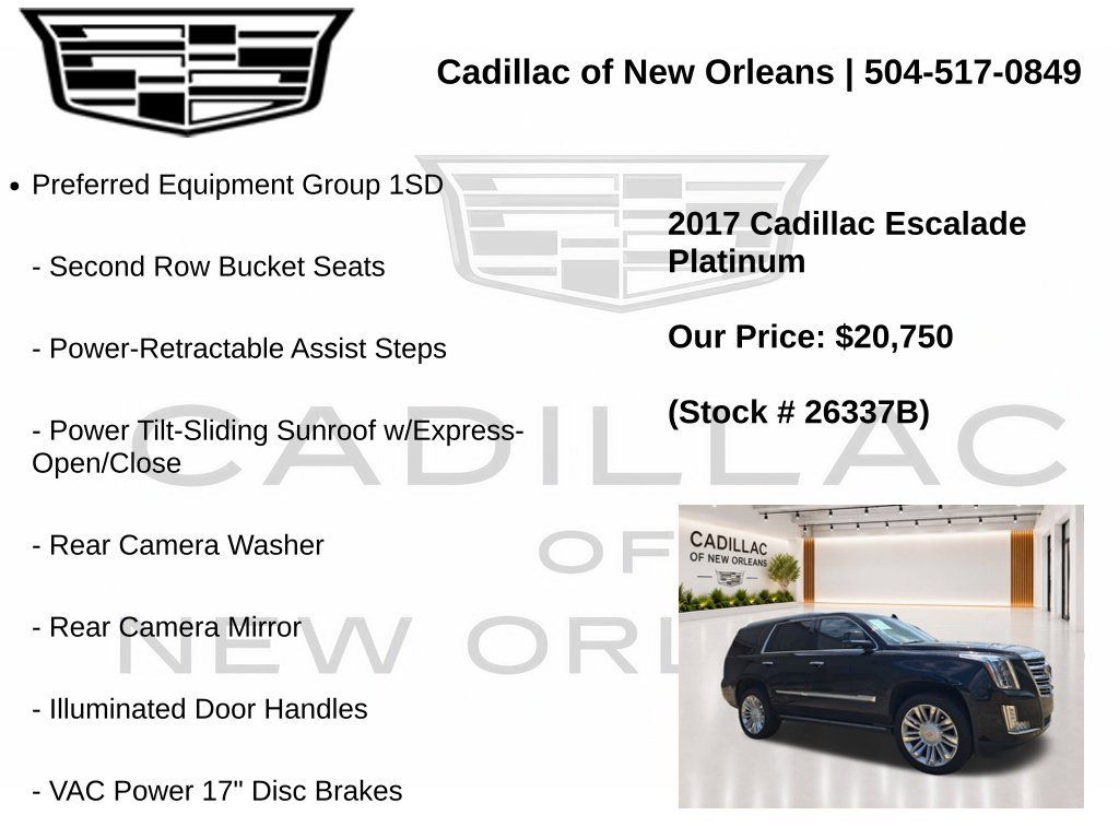 Used 2017 Cadillac Escalade Platinum AWD/4WD image 7