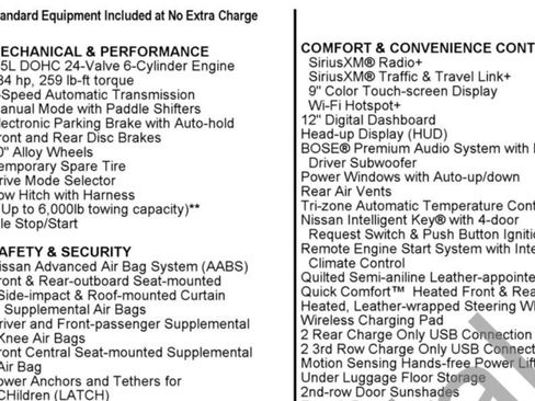 Used 2022 Nissan Pathfinder Platinum w/ Cargo Package FWD image 17
