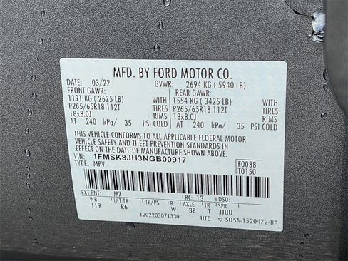 Certified 2022 Ford Explorer Timberline image 37