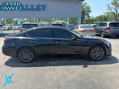 Used 2023 INFINITI Q50 Red Sport 400 w/ Black Opal Edition AWD/4WD image 8