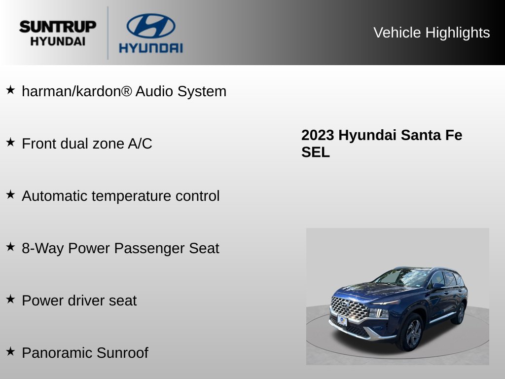 Used 2023 Hyundai Santa Fe SEL w/ Premium Package AWD/4WD image 16