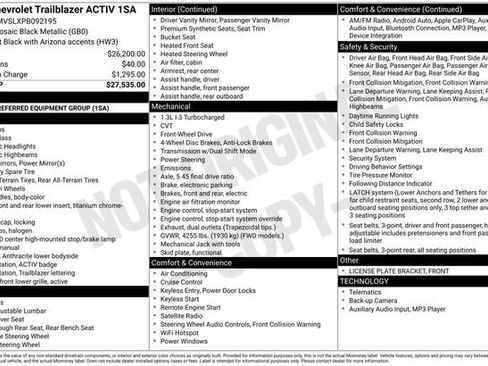 Certified 2023 Chevrolet TrailBlazer ACTIV image 43