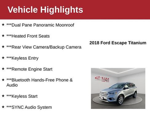 Used 2018 Ford Escape Titanium image 3