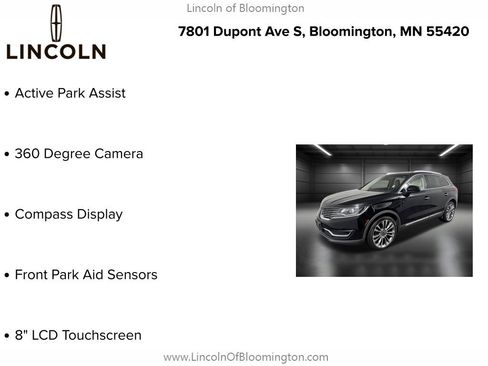 Used 2017 Lincoln MKX Reserve w/ Canadian Touring Package image 9