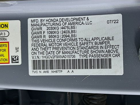 Used 2022 Honda Accord Touring image 33