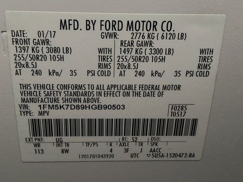 Used 2017 Ford Explorer XLT w/ Equipment Group 201A FWD image 33