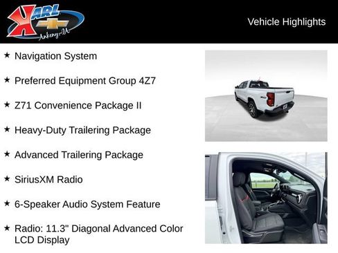 Used 2023 Chevrolet Colorado Z71 w/ Z71 Convenience Package 2 AWD/4WD image 2