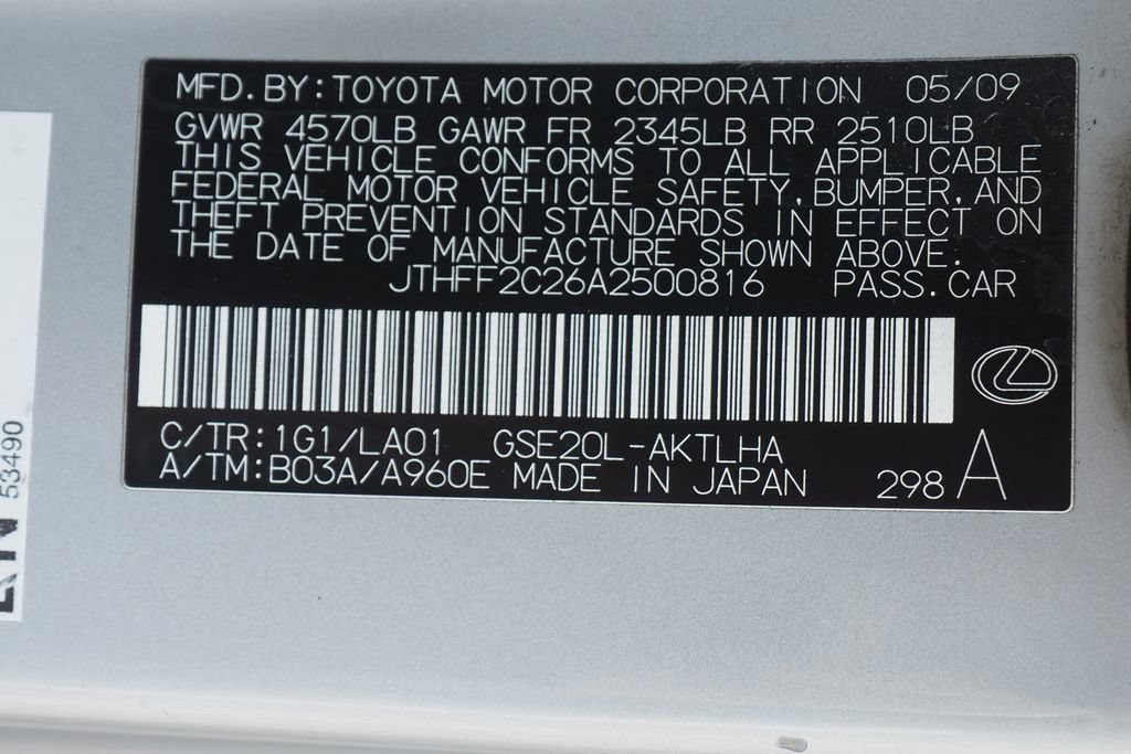 Used 2010 Lexus IS 250C w/ Luxury Pkg RWD image 28