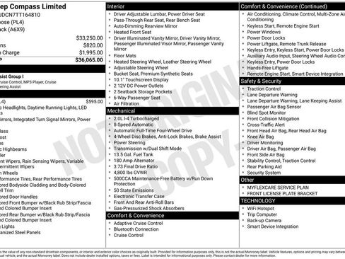 New 2026 Jeep Compass Limited AWD/4WD image 4