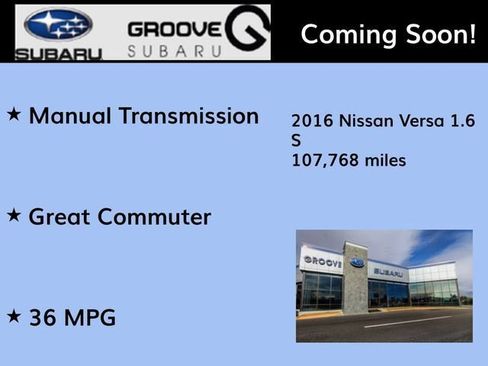 Used 2016 Nissan Versa S FWD image 2