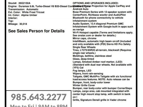 Used 2024 GMC Sierra 3500 Denali Ultimate AWD/4WD image 23