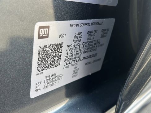 Used 2021 Chevrolet Silverado 1500 Custom Trail Boss w/ Safety Confidence Package image 27