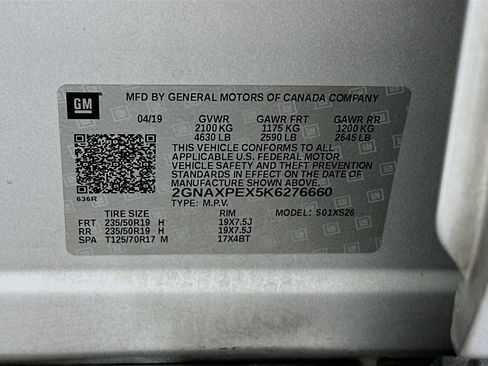 Used 2019 Chevrolet Equinox Premier FWD image 12