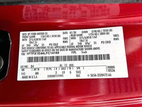 Used 2020 Ford F150 XLT w/ Equipment Group 302A Luxury image 34