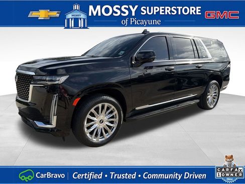 Certified 2023 Cadillac Escalade ESV Premium Luxury w/ LPO, Floor Liner Package AWD/4WD image 1