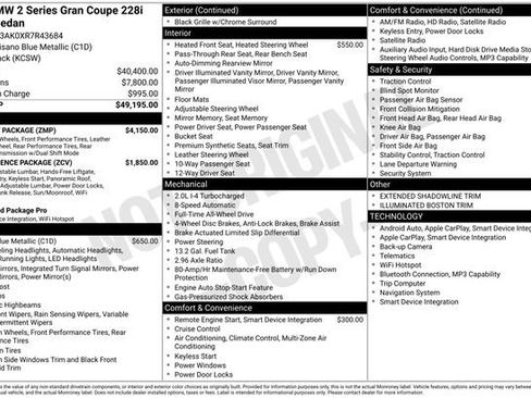 New 2024 BMW 228i xDrive Gran Coupe w/ M Sport Package image 13