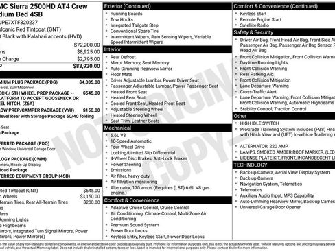 New 2026 GMC Sierra 2500 AT4 w/ AT4 Premium Plus Package AWD/4WD image 2