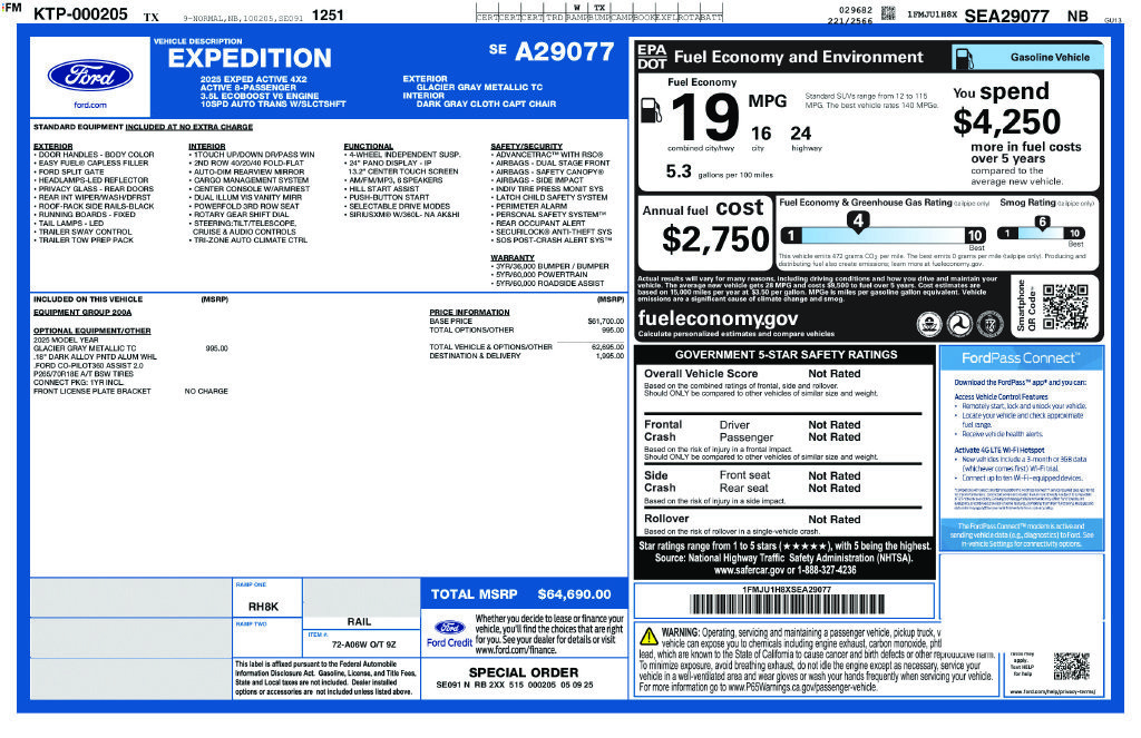 Certified 2025 Ford Expedition Active RWD image 31