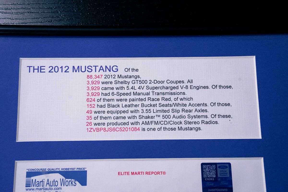 Used 2012 Ford Mustang Shelby GT500 RWD image 54